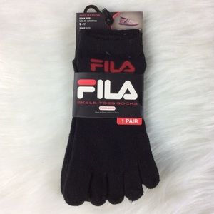 fila toe socks